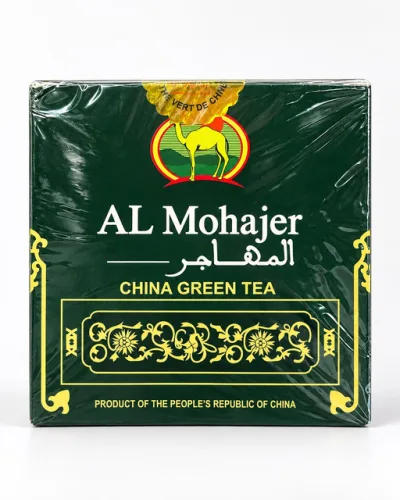 GREEN TEA ALMOHAJER SPECIAL GUNPOWDER 500GX20PCS