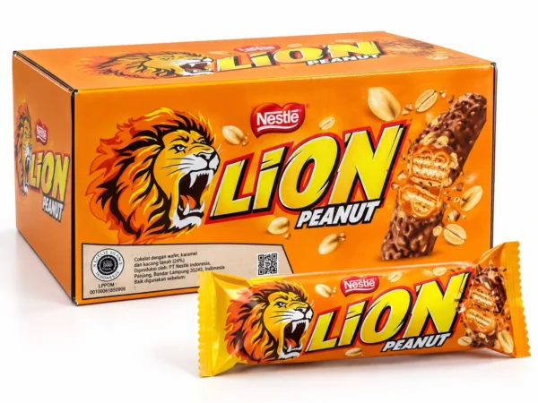 LION BAR PEANUT 42G 24PCS