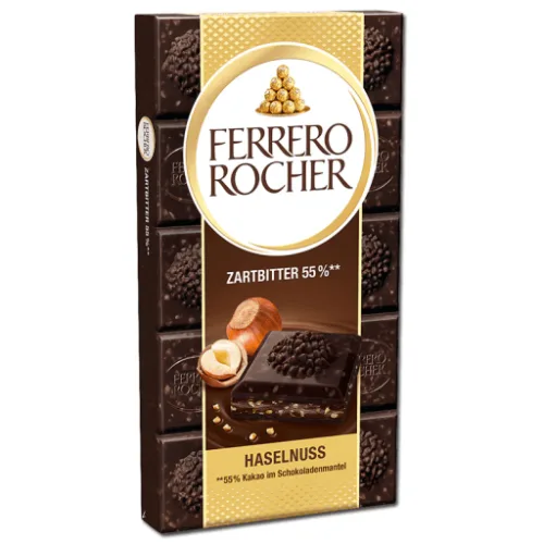 FERRERO ROCHER TAFEL 90g 8pcs ZARTBITTER