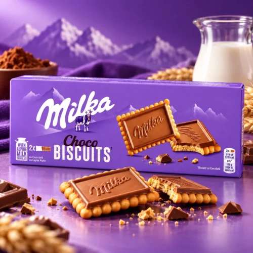MILKA CHOCO BISCUITS 150G 14PCS