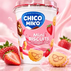 CHICO MIKO STRAWBERRY 125G 24CUPS