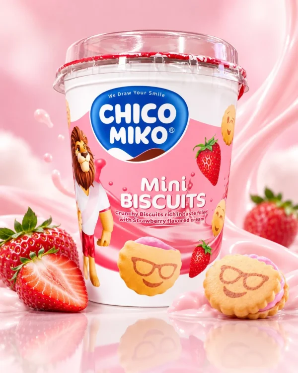 CHICO MIKO STRAWBERRY 125G 24CUPS