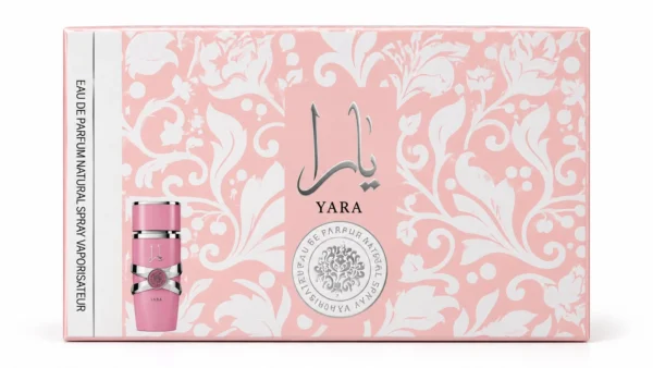 EAU DE PARFUM VAPORISATEUR SPARY, LUXURY BOX 24 PCS 35ML.
YARA LIGHT PINK