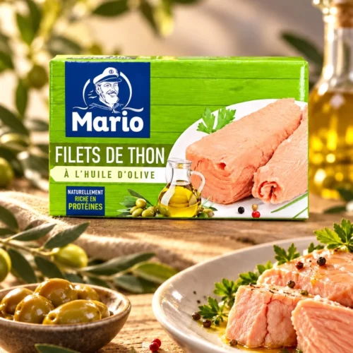 MARIO TUNE IN OLIVE OIL 125G 50PCS