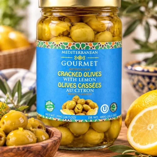 e37138816e1ff3af92a8e139b7c24415 Med Gourmet Cracked Olives With Lemon 720 g x 12