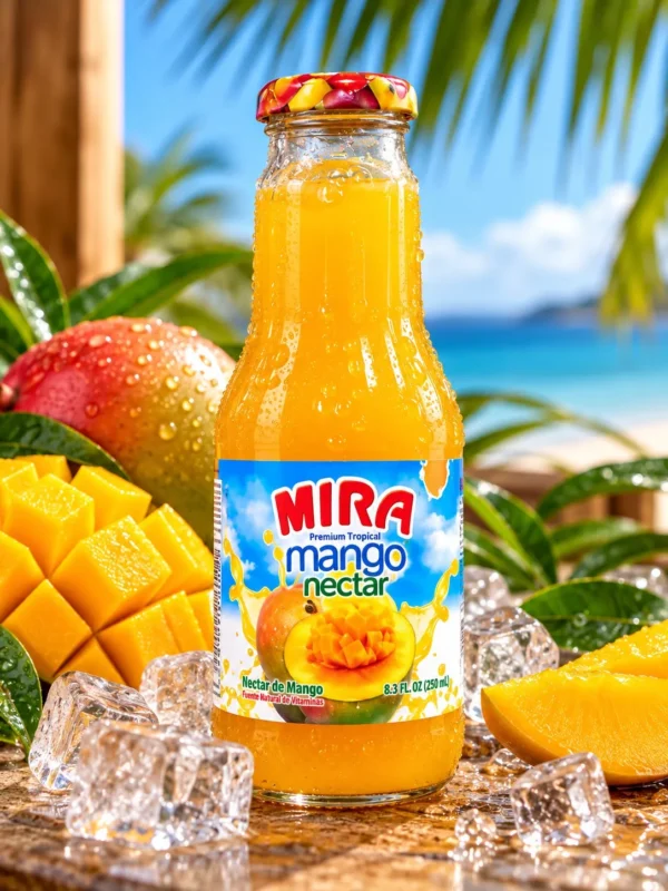 DRINK NECTAR MANGO GLASS 250ML 8.5OZ 24PCS