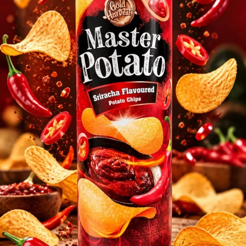 MASTER POTATO SIRACHA POTATO CHIPS 160G 14PCS